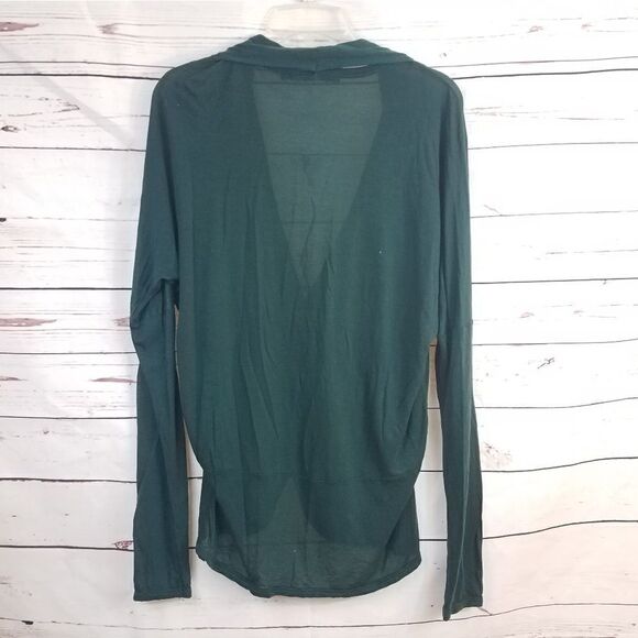 Kai-aakmann Green Long Sleeve Cardigan Top - Picture 2 of 6